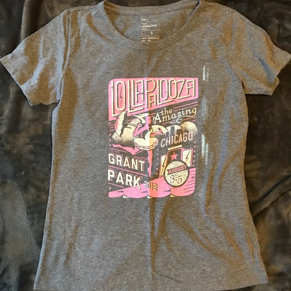 Lollapalooza 2012 tee